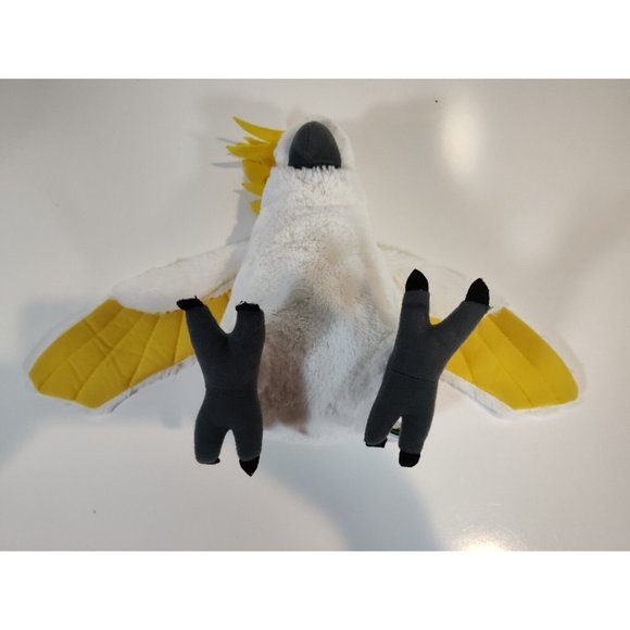 Wild Republic Cuddlekins Cockatoo Plush Stuffed Animal White Yellow 2014 12" NWT - Picture 5 of 9